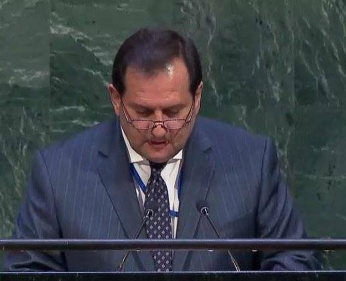 Representante de Ecuador en la ONU se pronuncia en contra del bloqueo contra Cuba.