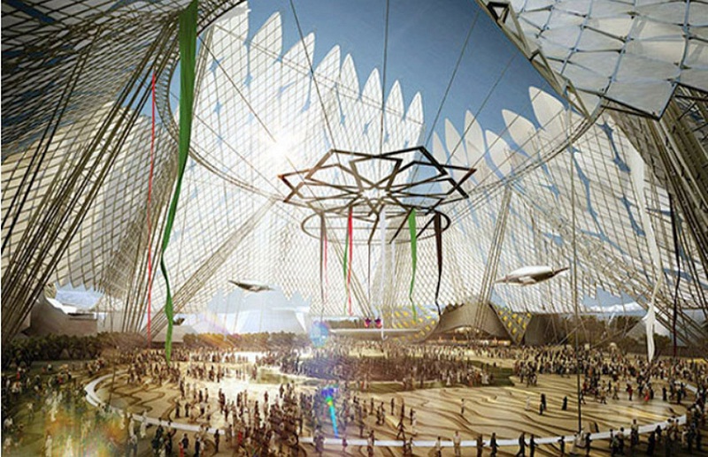 Al Wasl, la plaza proyectada para ser el epicentro de la Exposición Universal