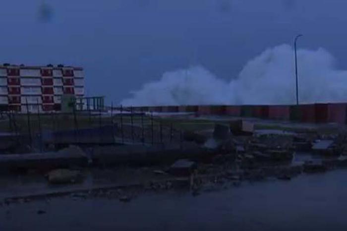 Impacto de Irma en Baracoa
