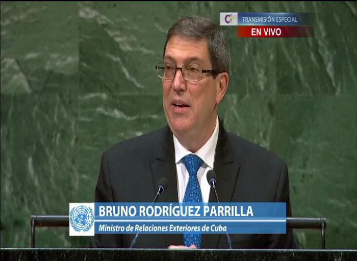 canciller cubano Bruno Rodríguez Parrilla