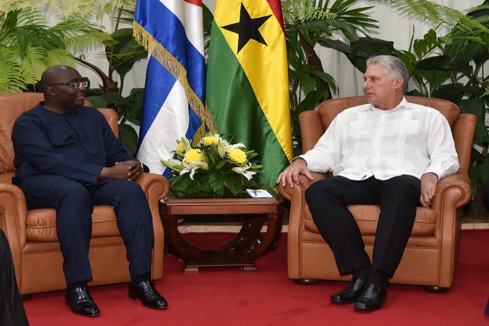 Recibió Díaz-Canel al Vicepresidente de Ghana