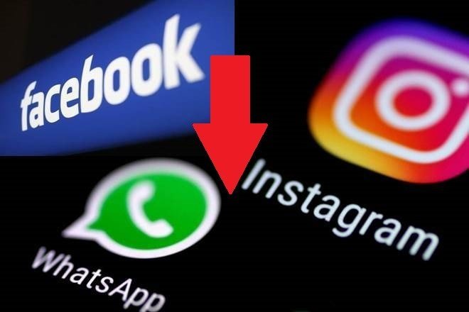 Aplicaciones Facebook, Instagram y la plataforma de mensajería WhatsApp