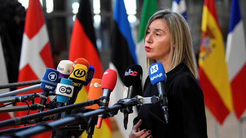 Alta representante de Exteriores de la UE, Federica Mogherini. 