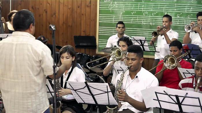 estudiantes de música cubanos