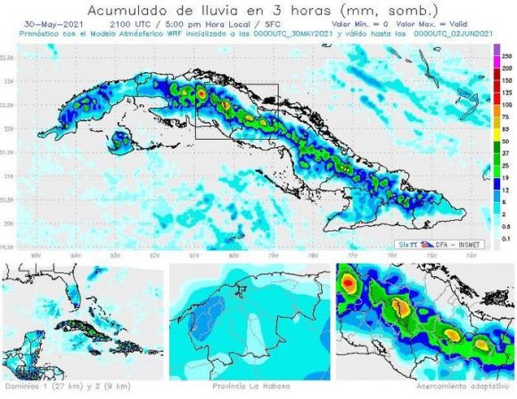 Mapa de Cuba