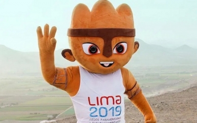 Logo de los XVIII Juegos Panamericanos Logo de los XVIII Juegos Panamericanos