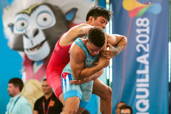 Lucha grecorromana. Ismael Borrero. Foto: Roberto Morejón