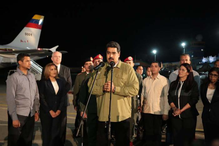 Nicolás Maduro en La Habana para rendir tributo a Fidel Castro.