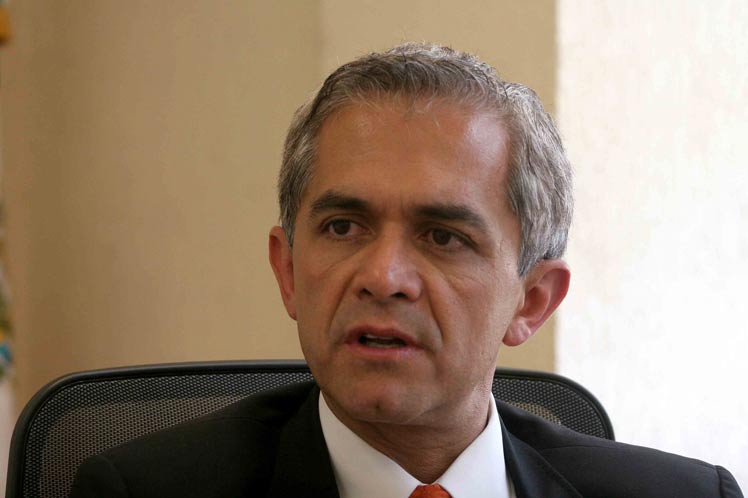 Jefe de Gobierno de la capital mexicana, Miguel Ángel Mancera