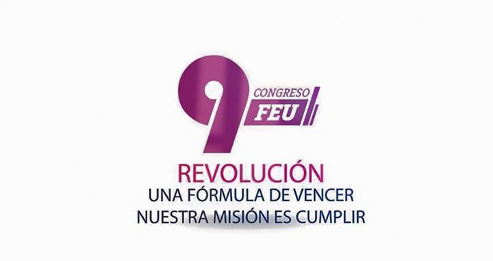 Logo del IX Congreso de la FEU