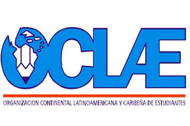 Logotipo de la Organización Continental Latinoamericana y Caribeña de Estudiantes (OCLAE)