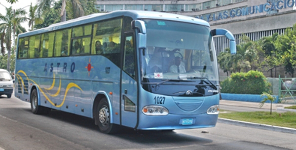 Nuevos omnibus Yutong para transporte viajes interprovinciales