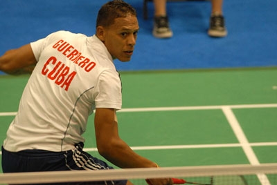 Badmintonista cubano Osleni Guerrero
