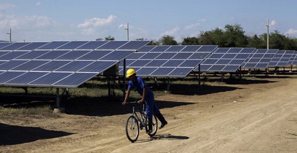 Parque Solar Fotovoltaico Santa Teresa en Guantánamo. Foto: IPS.