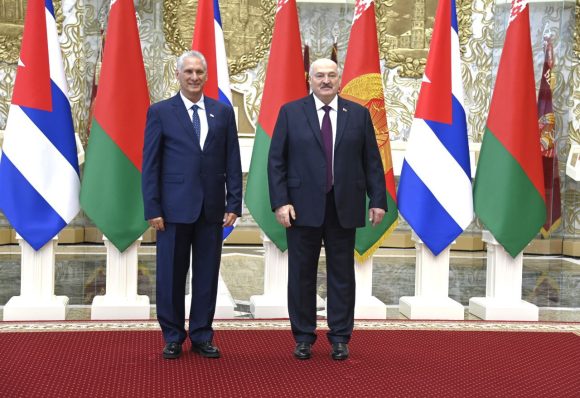 Díaz-Canel sostiene encuentro con presidente de Belarús