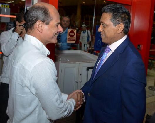 En Cuba Presidente de Seychelles en visita oficial