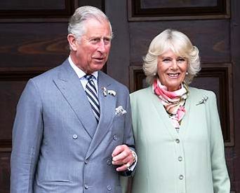  Príncipe de Gales y su esposa
