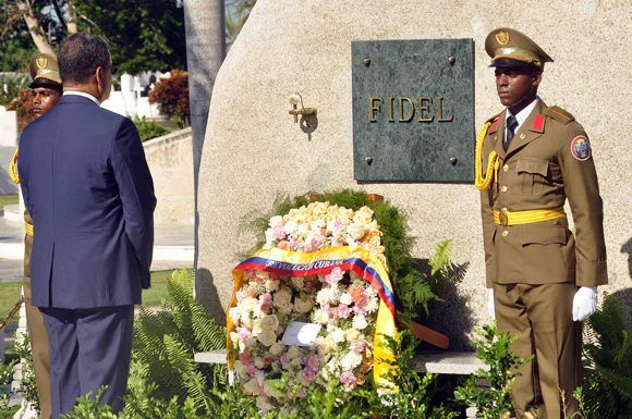 Rafael Correa rinde tributo a Fidel