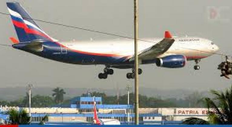 Rusia reanuda los vuelos con Cuba, Japón y Serbia