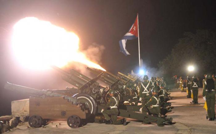  Serán disparadas 21 salvas de artillería desde la Fortaleza de San Carlos de la Cabaña, en La Habana