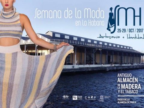 Cartel de la Semana de la Moda en La Habana: Artesanía e Identidad
