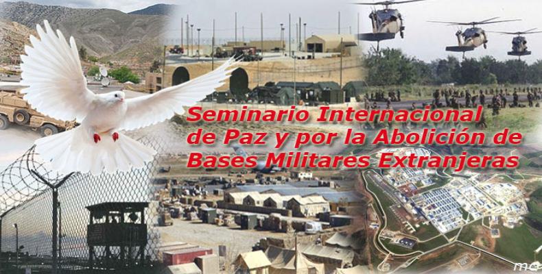V Seminario Internacional de Paz y por la Abolición de las Bases Militares Extranjeras