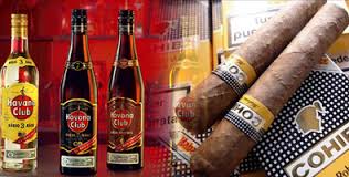 Tabaco y ron cubano
