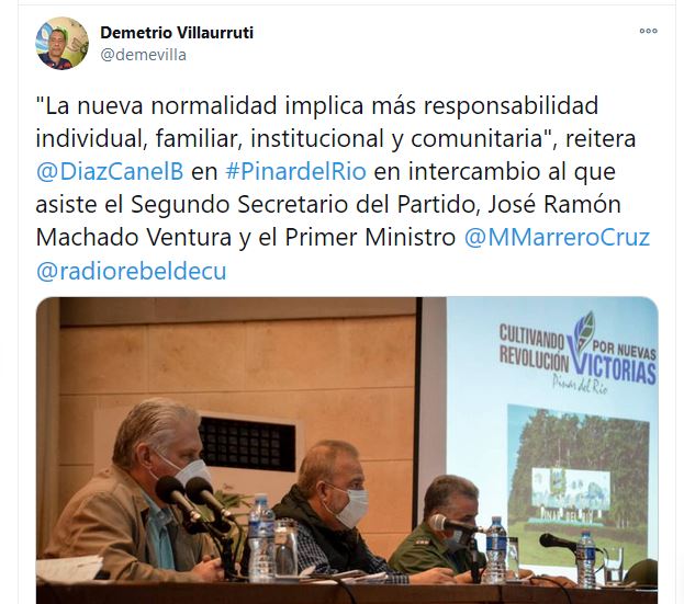 Evalúa Miguel Díaz-Canel temas de alta prioridad en Pinar del Río