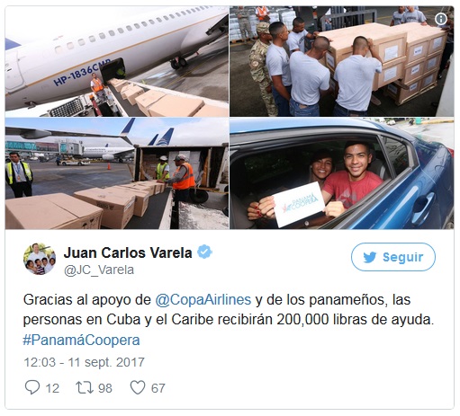 Mensaje Juan Carlos Varela