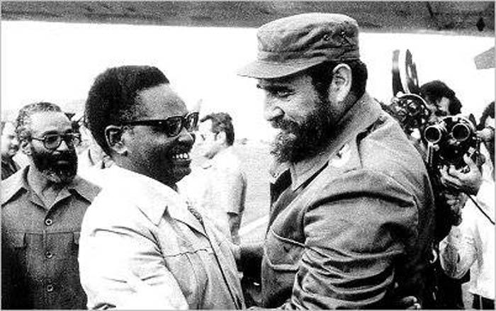 Vicepresidente Manuel Vicente junto a Fidel.