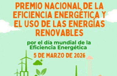 Convocan al Premio Nacional de Eficiencia Energética 2026