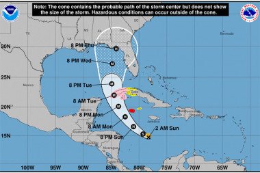 Tormenta tropical Ian gana intensidad y organización