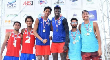 Oro invicto para dúo playero de Cuba en parada de Punta Cana