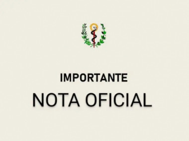 nota oficial de salud